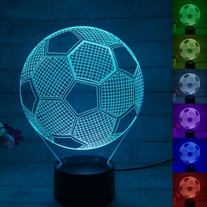 Unbranded (Mutil-color,Football)Cool Pattern 3d Led Night Light 7 Color Touch Switch Table Unbranded (Mutil-color,Football)Cool Pattern 3d Led Night Light 7 Color Touch Switch Table