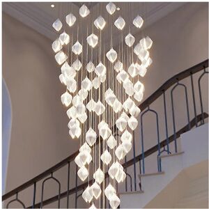 Unbranded (As show, One size) Modern Ceramic Petal LED Pendant Light Villa Hall Stairs Liv Unbranded (As show, One size) Modern Ceramic Petal LED Pendant Light Villa Hall Stairs Liv