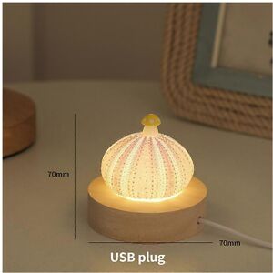 Unbranded (As show, One size) Creative LED Shell Mushroom Night Light Bedroom Bedside Deco Unbranded (As show, One size) Creative LED Shell Mushroom Night Light Bedroom Bedside Deco