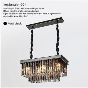 Unbranded (As show, One size) Modern Luxury Crystal Led Chandelier Rectangular/Round Penda Unbranded (As show, One size) Modern Luxury Crystal Led Chandelier Rectangular/Round Penda
