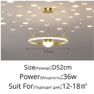 Unbranded (Dimmable With Remote, Gold F style) New Modern LED Crown Chandelier Living Bedr Unbranded (Dimmable With Remote, Gold F style) New Modern LED Crown Chandelier Living Bedr