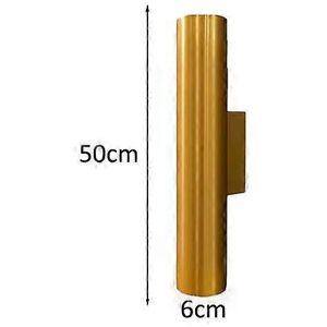 Unbranded (Cool White, Gold 6x50cm) Modern Gold Pipe Wall Lamps Tube Light Home Decor Bath Unbranded (Cool White, Gold 6x50cm) Modern Gold Pipe Wall Lamps Tube Light Home Decor Bath