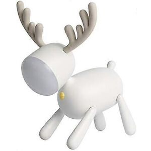 Unbranded (As show, One size) Adjustable Brightness White Bedside Lamp Bedroom Decor Child Unbranded (As show, One size) Adjustable Brightness White Bedside Lamp Bedroom Decor Child