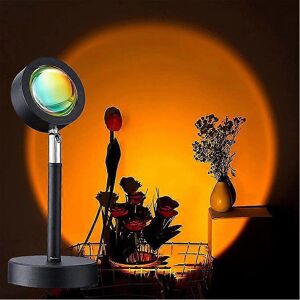 Unbranded (As show, One size) Sunset Projection Lamp, Rotating LED Night Light, Floor Mood Unbranded (As show, One size) Sunset Projection Lamp, Rotating LED Night Light, Floor Mood