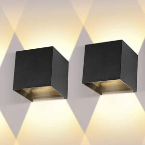 Unbranded (As show, One size) 2pcs 6w Indoor/outdoor Wall Light, Led Wall Lamp Waterproof Unbranded (As show, One size) 2pcs 6w Indoor/outdoor Wall Light, Led Wall Lamp Waterproof