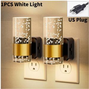 Unbranded (White Light US) Light Led Night Plug Into Wall With Adjustable Brightness Auto Unbranded (White Light US) Light Led Night Plug Into Wall With Adjustable Brightness Auto