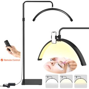 Unbranded Half Moon LED Lash Extension Floor Lamp for Beauty Salons - 3000K-6000K, 5800LM, Unbranded Half Moon LED Lash Extension Floor Lamp for Beauty Salons - 3000K-6000K, 5800LM,