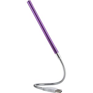 Unbranded (Purple) Usb 10 Led Keyboard Light Night Flexible Lamp For Reading Plug Laptop N Unbranded (Purple) Usb 10 Led Keyboard Light Night Flexible Lamp For Reading Plug Laptop N