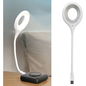 Unbranded USB Smart Voice-Controlled Night Light 5V, Adjustable Brightness, White/Orange Unbranded USB Smart Voice-Controlled Night Light 5V, Adjustable Brightness, White/Orange