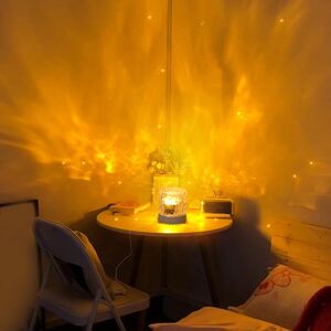 Unbranded Water Ripple Night Light 360 Dynamic LED Table Lamp for Living Room Bedroom Unbranded Water Ripple Night Light 360 Dynamic LED Table Lamp for Living Room Bedroom