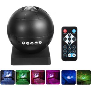 GreenZech (Black) Star Projector Light Night Lamp Music Player LED Starry Sky Ocean Wave w GreenZech (Black) Star Projector Light Night Lamp Music Player LED Starry Sky Ocean Wave w