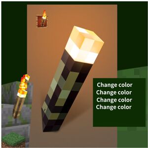 Unbranded (Voice Control Torch) Light Up Minecraft Torch Night Lamp Usb Rechargeable Miner Unbranded (Voice Control Torch) Light Up Minecraft Torch Night Lamp Usb Rechargeable Miner