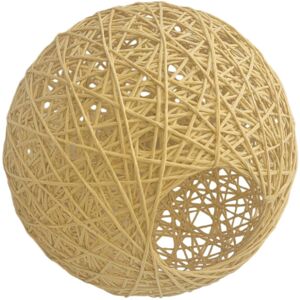 Unbranded (Yellow, 15cm) Stylish Woven Pendant Light Shade Rattan Ball Lampshade for Count Unbranded (Yellow, 15cm) Stylish Woven Pendant Light Shade Rattan Ball Lampshade for Count