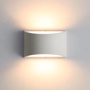 Unbranded Indoor Wall Light, 7W Warm White LED Sconce, Modern Plaster Up and Down Lamp for Unbranded Indoor Wall Light, 7W Warm White LED Sconce, Modern Plaster Up and Down Lamp for