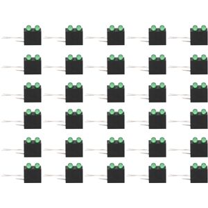 Unbranded 100Pcs 3mm Light Holder Dual Hole LED Diode Lamp Unbranded 100Pcs 3mm Light Holder Dual Hole LED Diode Lamp