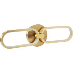 Beliani LED Wall Lamp KRANG Metal Gold Beliani LED Wall Lamp KRANG Metal Gold