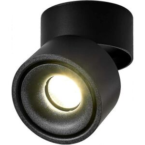 Unbranded 12W LED spotlight, adjustable LED ceiling light, 10 x 10 x 10 cm (black - 4000K) Unbranded 12W LED spotlight, adjustable LED ceiling light, 10 x 10 x 10 cm (black - 4000K)