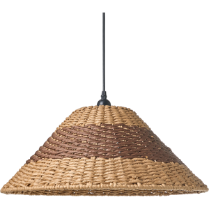 Beliani Pendant Lamp BANCAL Paper Rope Natural Beliani Pendant Lamp BANCAL Paper Rope Natural
