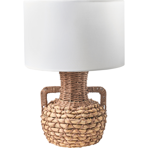 Beliani Table Lamp RENARD Paper Rope Natural Beliani Table Lamp RENARD Paper Rope Natural