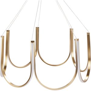 Beliani Modern Aluminium LED Pendant Light - Pendant Lamp Beliani Modern Aluminium LED Pendant Light - Pendant Lamp