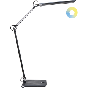 Beliani LED Desk Lamp AQUILA with Dimmer Grey Beliani LED Desk Lamp AQUILA with Dimmer Grey