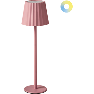 Beliani Table Lamp POMBEIRO Metal Pastel Pink Beliani Table Lamp POMBEIRO Metal Pastel Pink