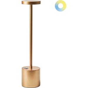 Beliani Wireless LED Table Lamp LIZANDRO with Dimmer Metal Gold Beliani Wireless LED Table Lamp LIZANDRO with Dimmer Metal Gold