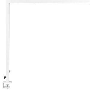 Beliani LED Clamp-On Desk Lamp VOLANS with Dimmer Metal White Beliani LED Clamp-On Desk Lamp VOLANS with Dimmer Metal White