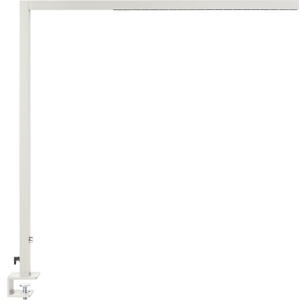 Beliani LED Clamp-On Desk Lamp VOLANS with Dimmer Metal Silver Beliani LED Clamp-On Desk Lamp VOLANS with Dimmer Metal Silver