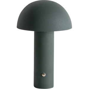 Beliani Wireless LED Table Lamp BOJO with Dimmer Metal Dark Green Beliani Wireless LED Table Lamp BOJO with Dimmer Metal Dark Green