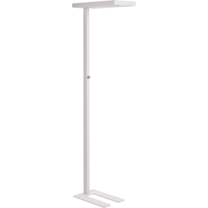 Beliani TAURUS Floor LED Lamp White Aluminium - Floor LED Lamp Beliani TAURUS Floor LED Lamp White Aluminium - Floor LED Lamp