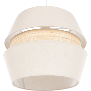 Beliani ATOYAC Beige Linen Pendant Lamp - Pendant Lamp Beliani ATOYAC Beige Linen Pendant Lamp - Pendant Lamp