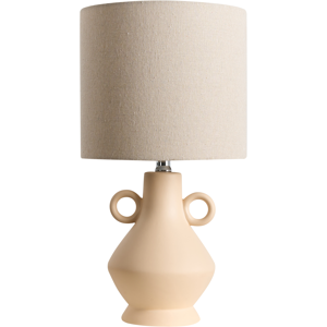 Beliani Table Lamp KERULEN Ceramic Beige Beliani Table Lamp KERULEN Ceramic Beige