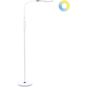 Beliani CASSIOPEIA White Dimmable Floor LED Lamp - Floor Lamp Beliani CASSIOPEIA White Dimmable Floor LED Lamp - Floor Lamp
