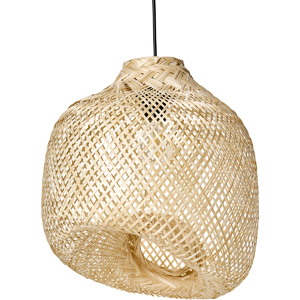 Beliani Pendant Lamp GURABO Bamboo Wood Natural Beliani Pendant Lamp GURABO Bamboo Wood Natural