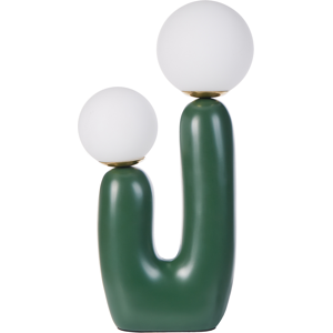 Beliani Table Lamp TULUN Dark Green Beliani Table Lamp TULUN Dark Green