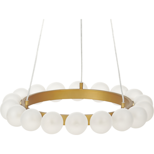 Beliani Pendant Lamp GEORGES - Modern Gold Iron Lighting Beliani Pendant Lamp GEORGES - Modern Gold Iron Lighting