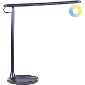 Beliani LED Desk Lamp DRACO with Dimmer Metal Black Beliani LED Desk Lamp DRACO with Dimmer Metal Black