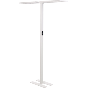 Beliani Modern White Aluminium Floor LED Lamp - Floor LED Lamp Beliani Modern White Aluminium Floor LED Lamp - Floor LED Lamp