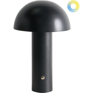 Beliani Wireless LED Table Lamp BOJO with Dimmer Metal Black Beliani Wireless LED Table Lamp BOJO with Dimmer Metal Black