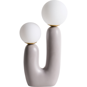 Beliani Table Lamp TULUN Grey Beliani Table Lamp TULUN Grey