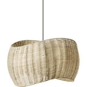 Beliani Pendant Lamp COAMO Rattan Natural Beliani Pendant Lamp COAMO Rattan Natural