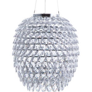 Beliani Pendant Lamp SAUER Silver Beliani Pendant Lamp SAUER Silver