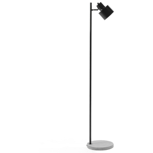Beliani Floor Lamp Black Metal Adjustable - Floor Lamp Beliani Floor Lamp Black Metal Adjustable - Floor Lamp
