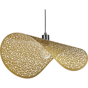 Beliani KRISHNA - Gold Retro Pendant Light Beliani KRISHNA - Gold Retro Pendant Light