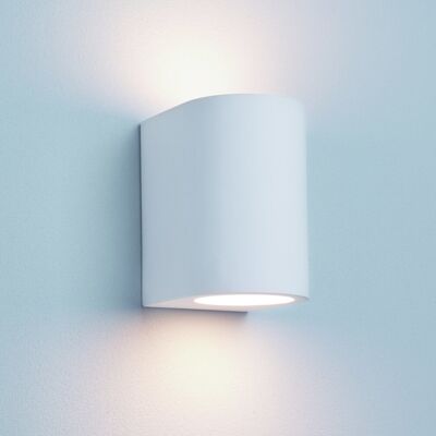 Searchlight Gypsum 1 Light Up & Down Wall Light - Wall Light Searchlight Gypsum 1 Light Up & Down Wall Light - Wall Light