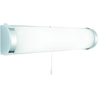 Searchlight Poplar Bathroom Wall Light - Chrome, 2 Light, IP44 Searchlight Poplar Bathroom Wall Light - Chrome, 2 Light, IP44