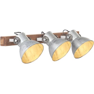 vidaXL Wall Lamp Industrial Silver 65x25 cm - Wall Lamp vidaXL Wall Lamp Industrial Silver 65x25 cm - Wall Lamp