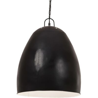 vidaXL Hanging Lamp Industrial Style 25W Black Round 42cm E27 vidaXL Hanging Lamp Industrial Style 25W Black Round 42cm E27