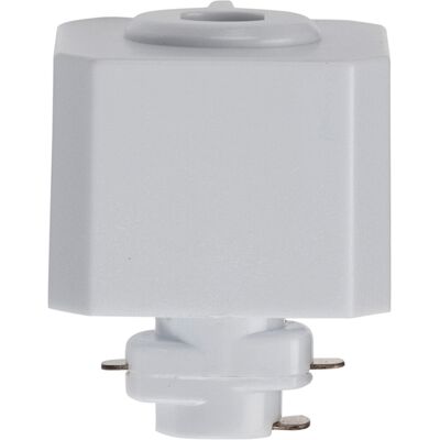 Loops Commercial Track Lighting Pendant Adaptor - 6A Maximum - White Pc Loops Commercial Track Lighting Pendant Adaptor - 6A Maximum - White Pc